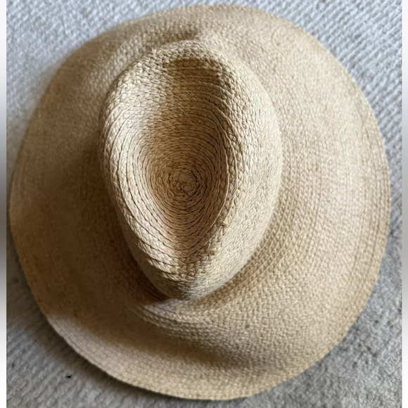 Janessa Leone TINSLEY Wide Brim Raffia Straw Hat MEDIUM $287 - Picture 6 of 11